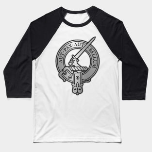 Clan Gunn Crest - Latin Baseball T-Shirt